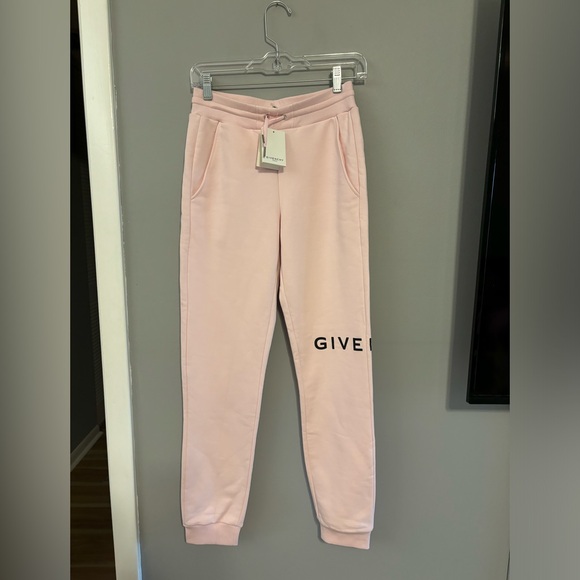 Givenchy Kids' 4G Logo Fleece Joggers in Marshmallow size 12 plus - Picture 6 of 12
